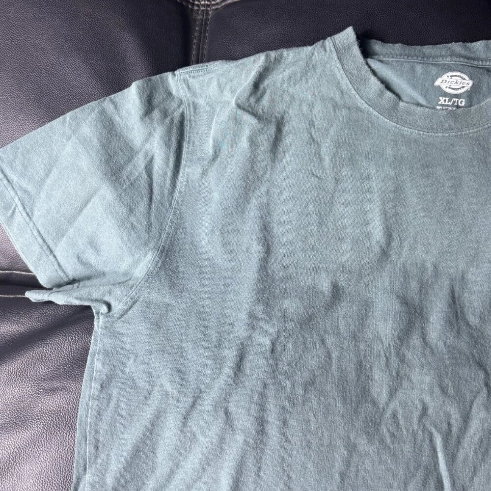 Dickies Men’s Short Sleeve‎ Pocket T-Shirt Crewneck Green Size XL - Picture 11 of 13